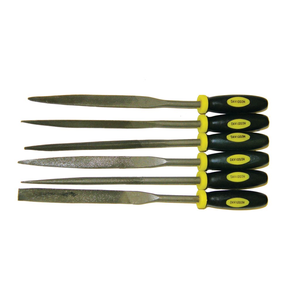 6 PC. MINI FILE ASSORTMENT, SOFT-TOUCH™ HANDLE (DAVIDSON)