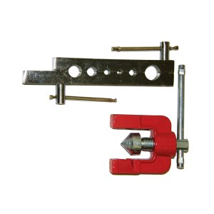 2 PC. FLARING TOOL KIT, CHROME FINISH, CARDED