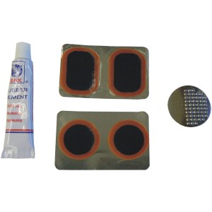 BICYCLE TIRE REPAIR KIT WITH 4 PATCHES
