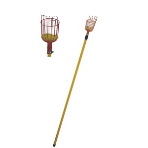 132" TELESCOPIC FRUIT PICKER, FIBERGLASS HANDLE
