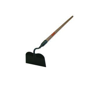 6.25" X 4" GARDEN HOE,  54" WOOD HANDLE