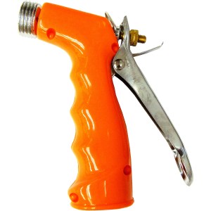 5.5" PISTOL GRIP HOSE NOZZLE,  POLY JACKETED GRIP