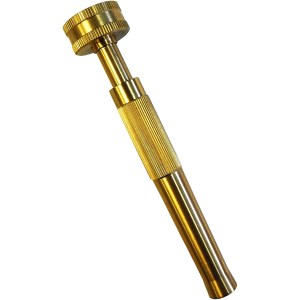 6" TWIST HOSE NOZZLE, SOLID BRASS