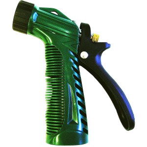 5.5" PISTOL HOSE NOZZLE,  SOFT RUBBER GRIP