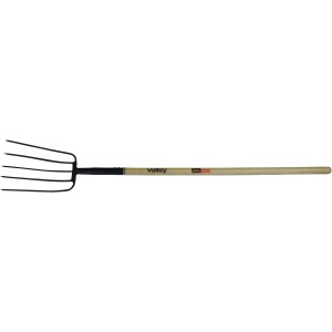 5 TINE PITCH FORK, 48" WOOD HANDLE