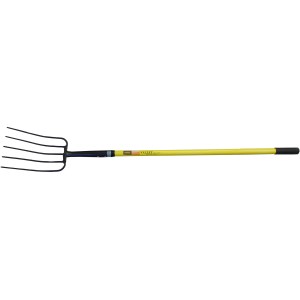 5 TINE PITCH FORK, 48" FIBERGLASS HANDLE