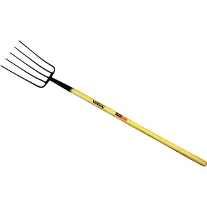 5 TINE FORGED PITCH FORK, 48" ASH WOOD HANDLE - PRO SERIES™