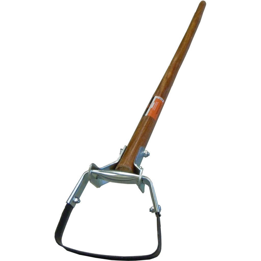 1" X 6" SCUFFLE HOE, 1-1/8" X 54" WOOD HANDLE