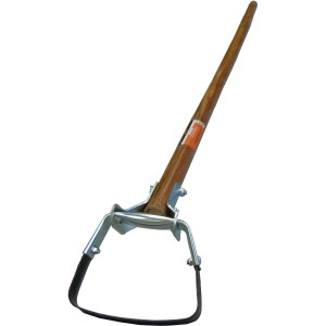 1" X 6" SCUFFLE HOE, 1-1/8" X 54" WOOD HANDLE