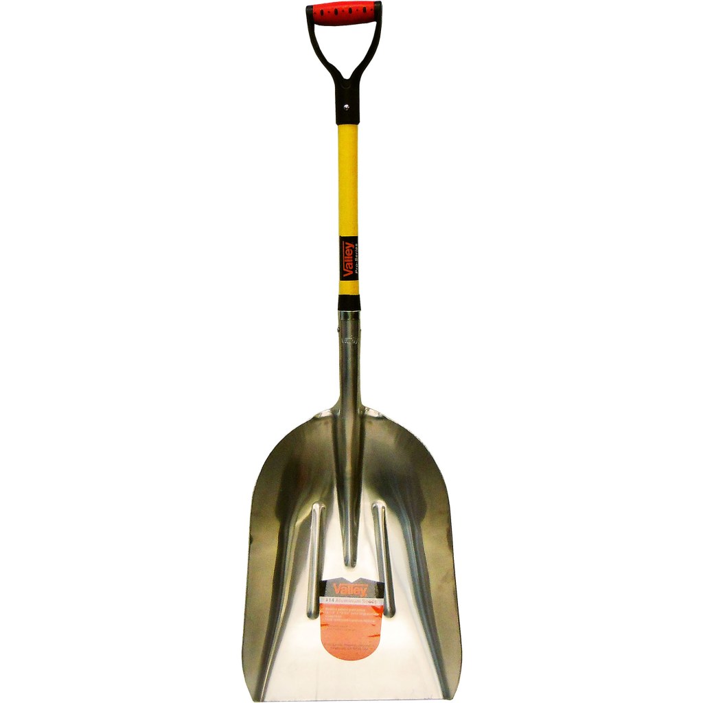 #14 ALUMINUM SCOOP, 30" FIBERGLASS HANDLE (USA)