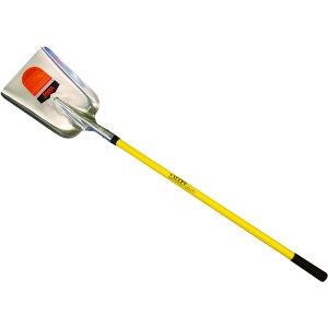 #2 ALUMINUM SCOOP, 48" FIBERGLASS HANDLE (USA)