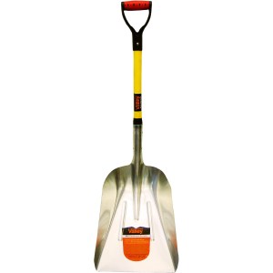 #8 ALUMINUM SCOOP, 30" FIBERGLASS HANDLE D-GRIP (USA)
