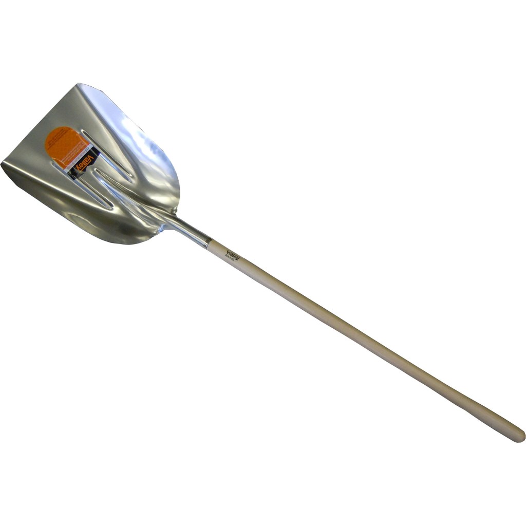 #10 ALUMINUM SCOOP, 48" ASH HANDLE (USA)