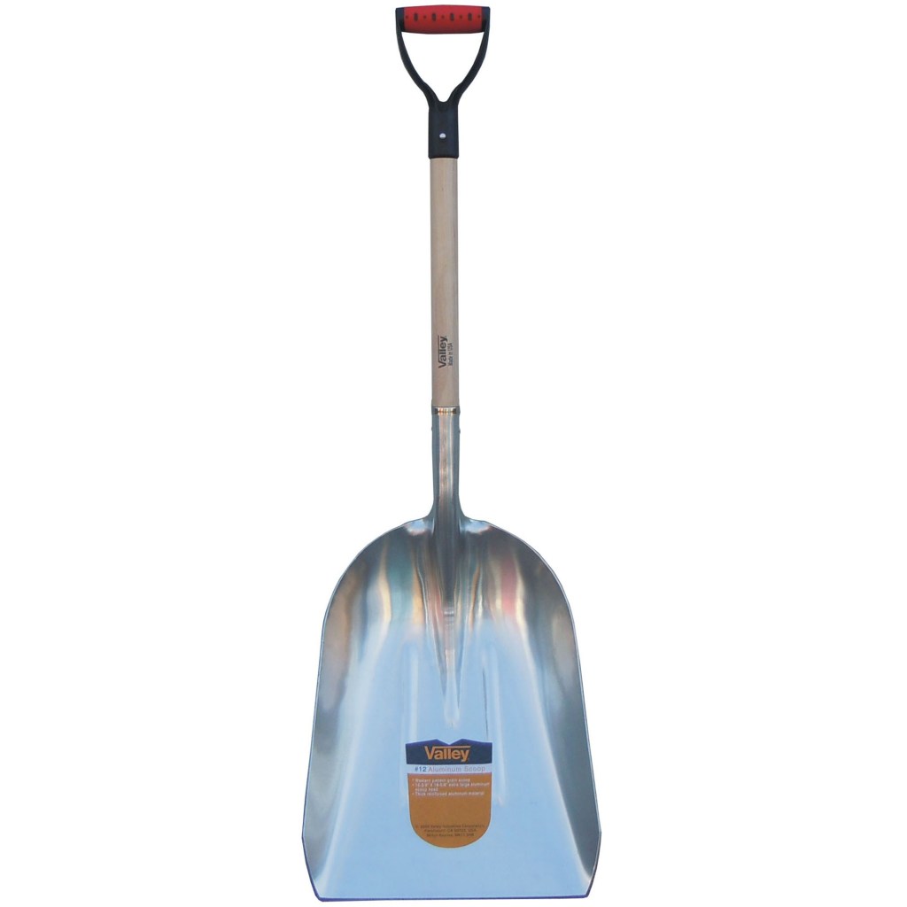 #12 ALUMINUM SCOOP, 30" ASH HANDLE D-GRIP (USA)