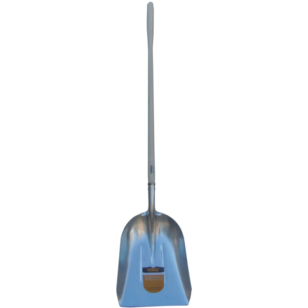 #12 ALUMINUM SCOOP, 48" ASH HANDLE (USA)