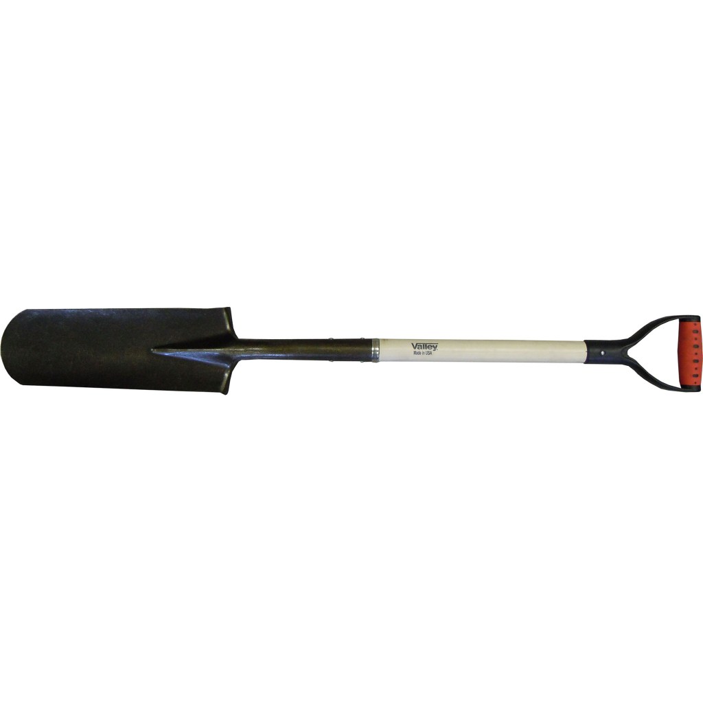 14" DRAIN SHOVEL, 30" ASH HANDLE D-GRIP (USA)