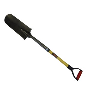 14" DRAIN SHOVEL, 30" FIBERGLASS HANDLE (USA)