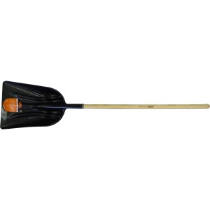 #12 POLY SCOOP, 48" WOOD HANDLE