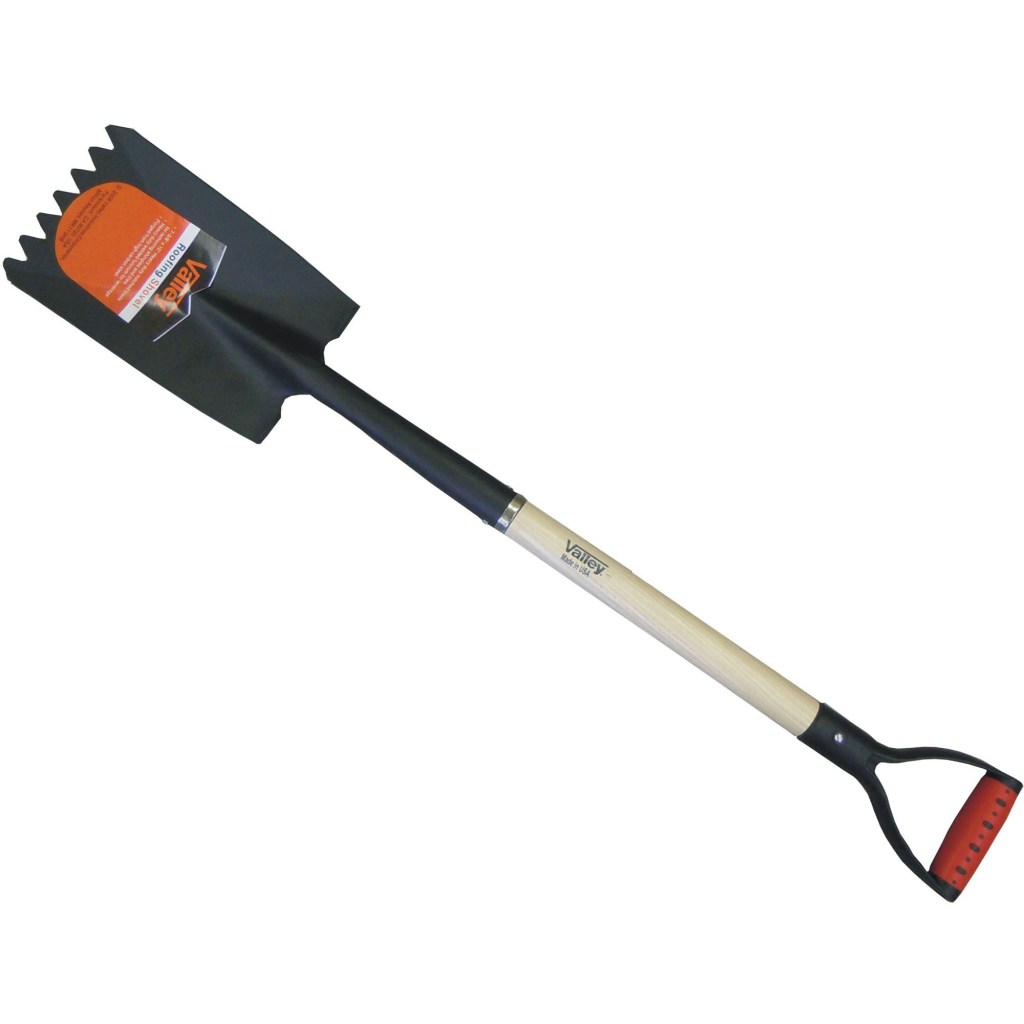 V TOOTH ROOFING SHOVEL, 30" D-GRIP ASH HANDLE (USA)