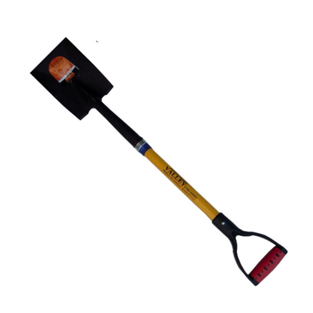 STRAIGHT ROOFING SHOVEL, 30" FIBERGLASS HANDLE (USA)