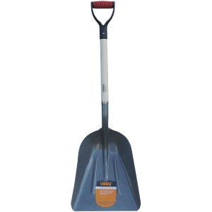 #10 STEEL SCOOP SHOVEL, 30" D-GRIP ASH HANDLE (USA)