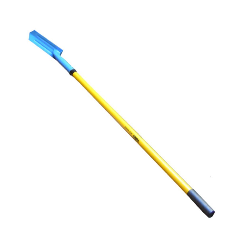 3" CLEAN OUT TRENCH SHOVEL, 48" FIBERGLASS HANDLE