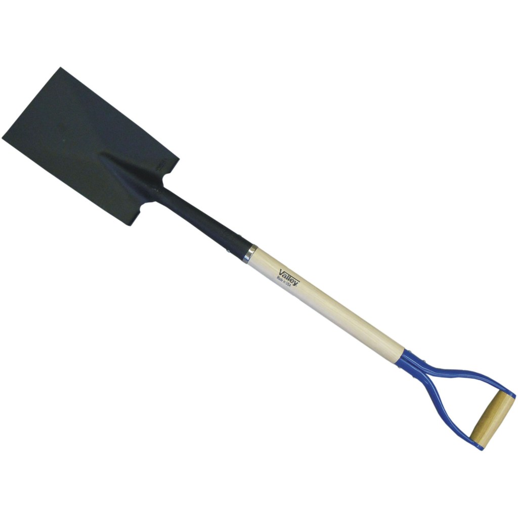 TRANSPLANTING SPADE, 30" STEEL D-GRIP ASH HANDLE (USA)