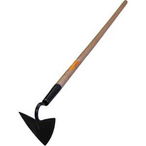 4.75"X6.25" WARREN HOE, 54" HARDWOOD HANDLE, FORGED