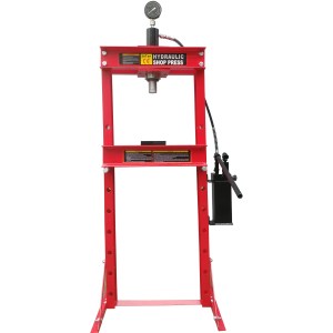 30 TON HYDRAULIC SHOP PRESS WITH PRESSURE GAUGE
