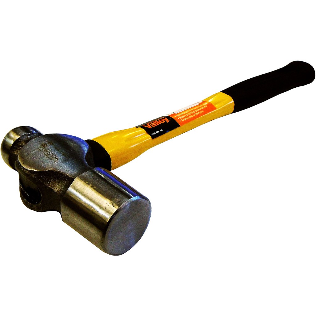 48 OZ. BALL PEIN HAMMER, FIBERGLASS HANDLE