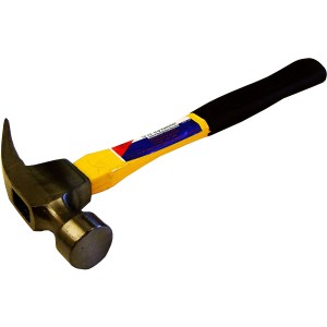 16 OZ. STRAIGHT RIP HAMMER, FIBERGLASS HANDLE, PROMO