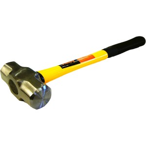 2 LB. SLEDGE HAMMER, 16" FIBERGLASS HANDLE