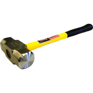 4 LB. SLEDGE HAMMER, 16" FIBERGLASS HANDLE