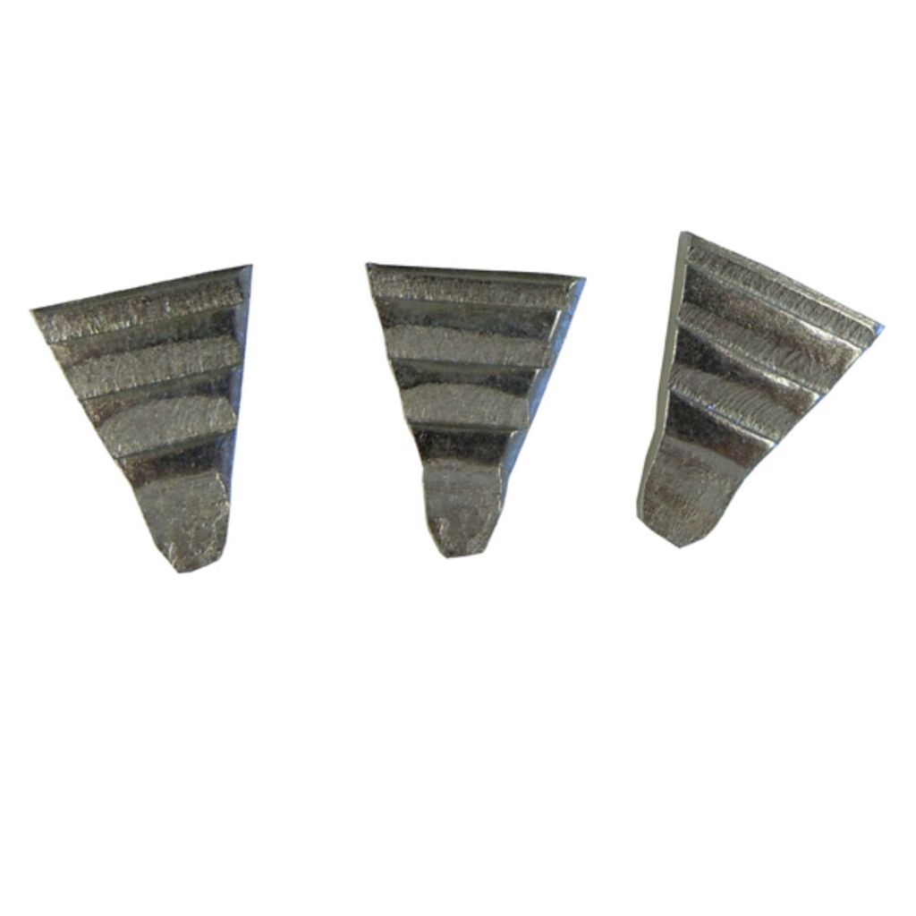 100 PC. STEEL WEDGES (LARGE)