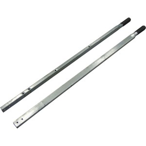 60" TUBULAR STEEL WHEELBARROW HANDLE - 1 PAIR