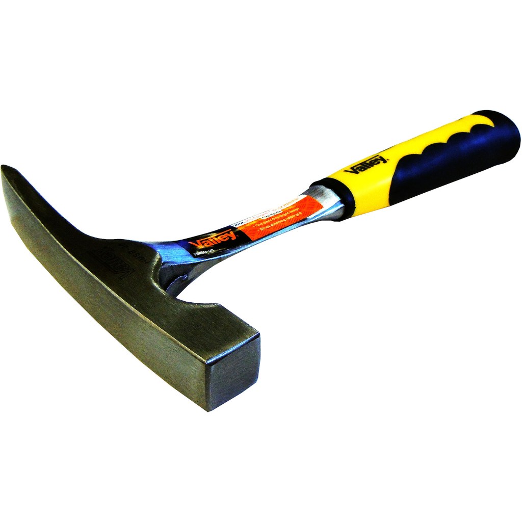 20 OZ. BRICK HAMMER, UNI-FORGED™ STEEL HANDLE