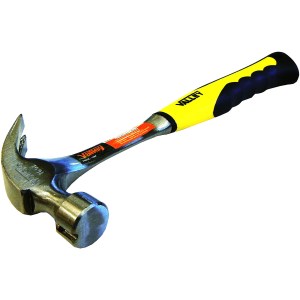 16 OZ. MAGNETIC CURVED CLAW HAMMER, UNI-FORGED™ STEEL HDL.
