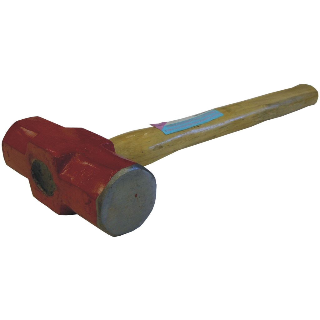 4 LB. SLEDGE HAMMER, 16" WOOD HANDLE
