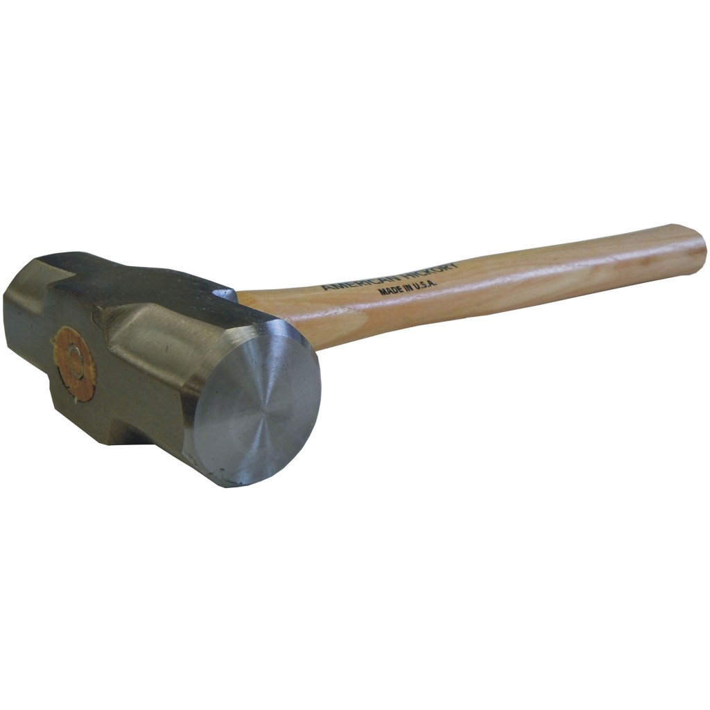 4 LB. SLEDGE HAMMER, 16" HICKORY HANDLE (USA)