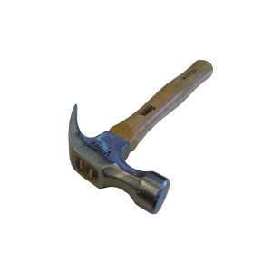 16 OZ. CURVED CLAW HAMMER, HICKORY HANDLE
