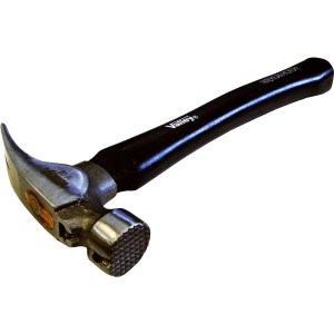 16 OZ. FRAMING HAMMER, CURVED HICKORY HANDLE (BLACK)