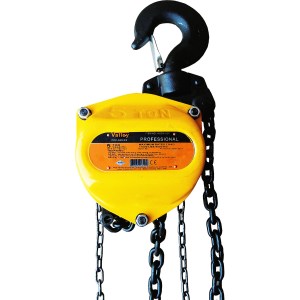 5 TON PROFESSIONAL CHAIN HOIST, 10FT/3M CHAIN, CR-MO GEARS