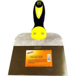 6" STAINLESS STEEL DRYWALL TAPING KNIFE, SOFT-TOUCH™ HANDLE