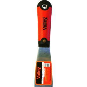 1.5" PUTTY KNIFE, STAINLESS BLADE, RED SOFT-TOUCH™ HANDLE