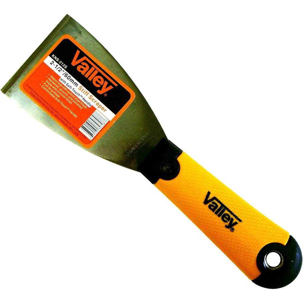 2.5" HD SCRAPER, STIFF STAINLESS BLADE, SOFT-TOUCH™ HANDLE