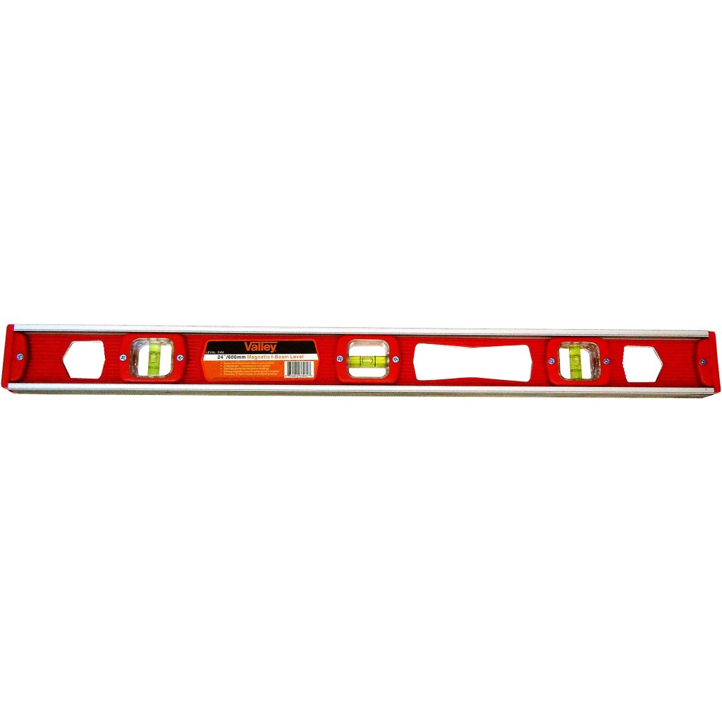 24"/600 MM. MAGNETIC ALUMINUM I-BEAM LEVEL