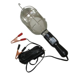 12V TROUBLE LIGHT WITH METAL CAGE, BLISTER PACK