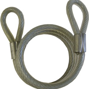 36" STEEL BRAIDED COILING CABLE FOR BICYCLE LOCKS