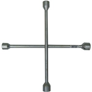 CROSS RIM LUG WRENCH-14", (11/16", 3/4", 13/16", 7/8") INDIA