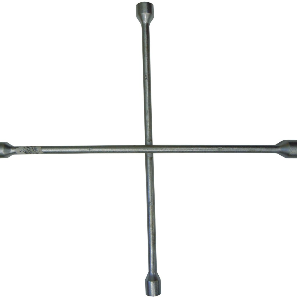 CROSS RIM LUG WRENCH-20", (17, 19, 21, 23MM.) INDIA